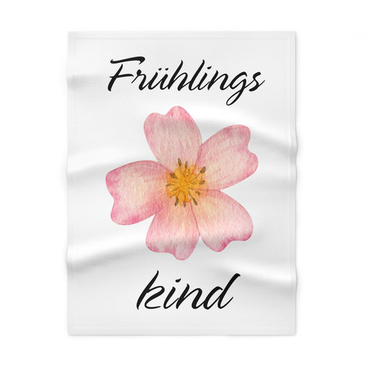 Frühlingskind Decke